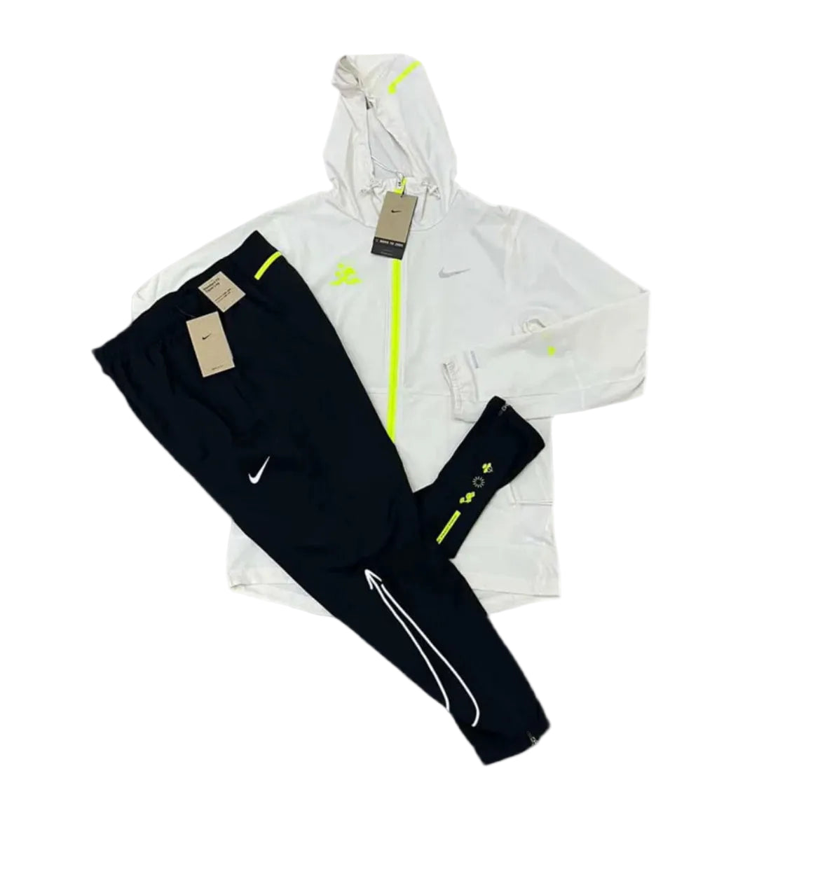 Nike just do it tracksuit- white/black