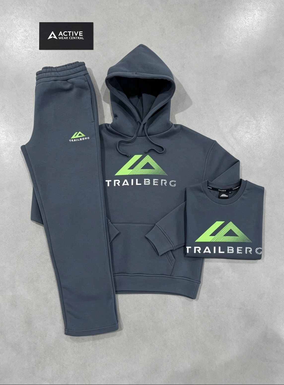 Trailberg fraction storm set- green/grey