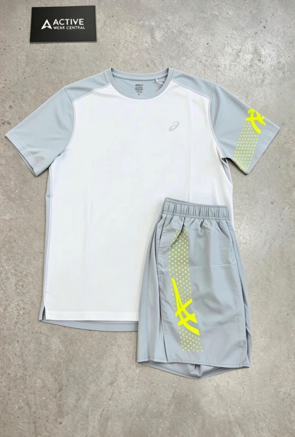 ASICS icon set-grey/yellow