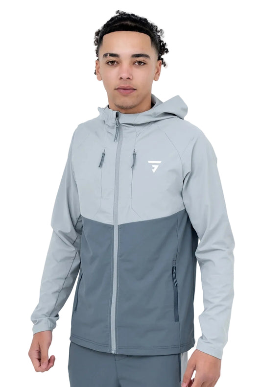 Griid trek jacket-grey