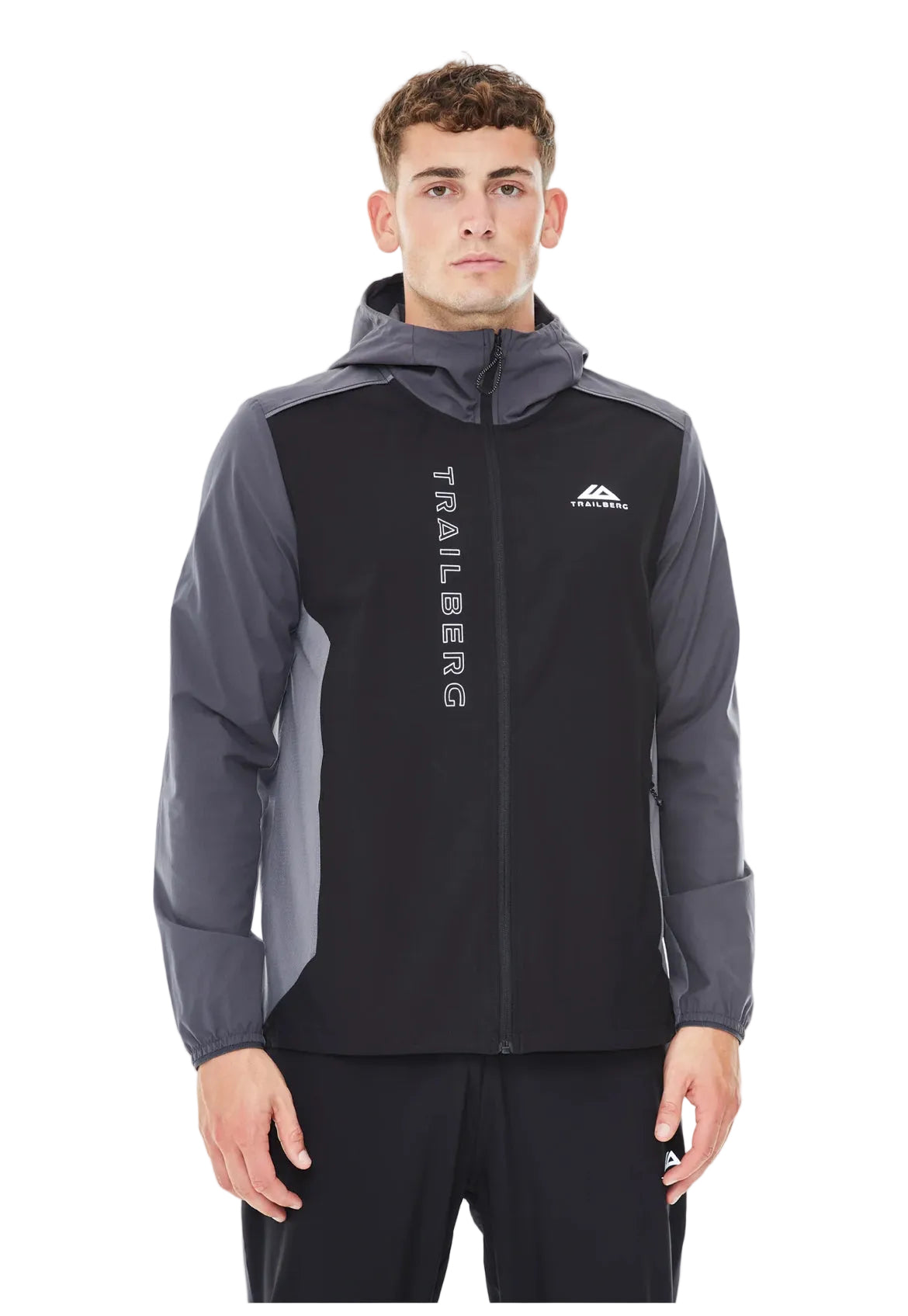 Trailberg wind jacket-black/grey