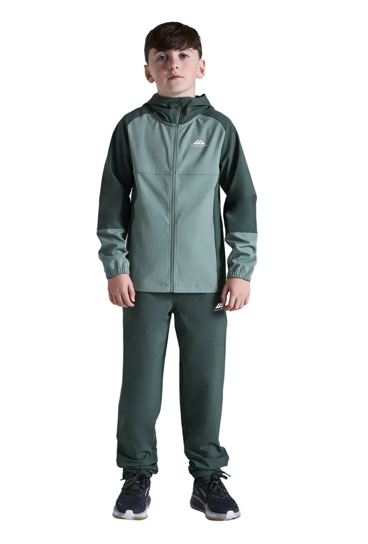 Trailberg junior essential tracksuit-green