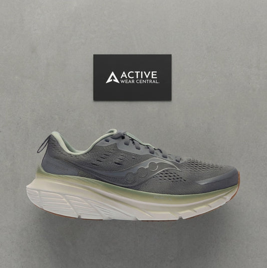 Saucony Guide 18 trainer- carbon/ice berg