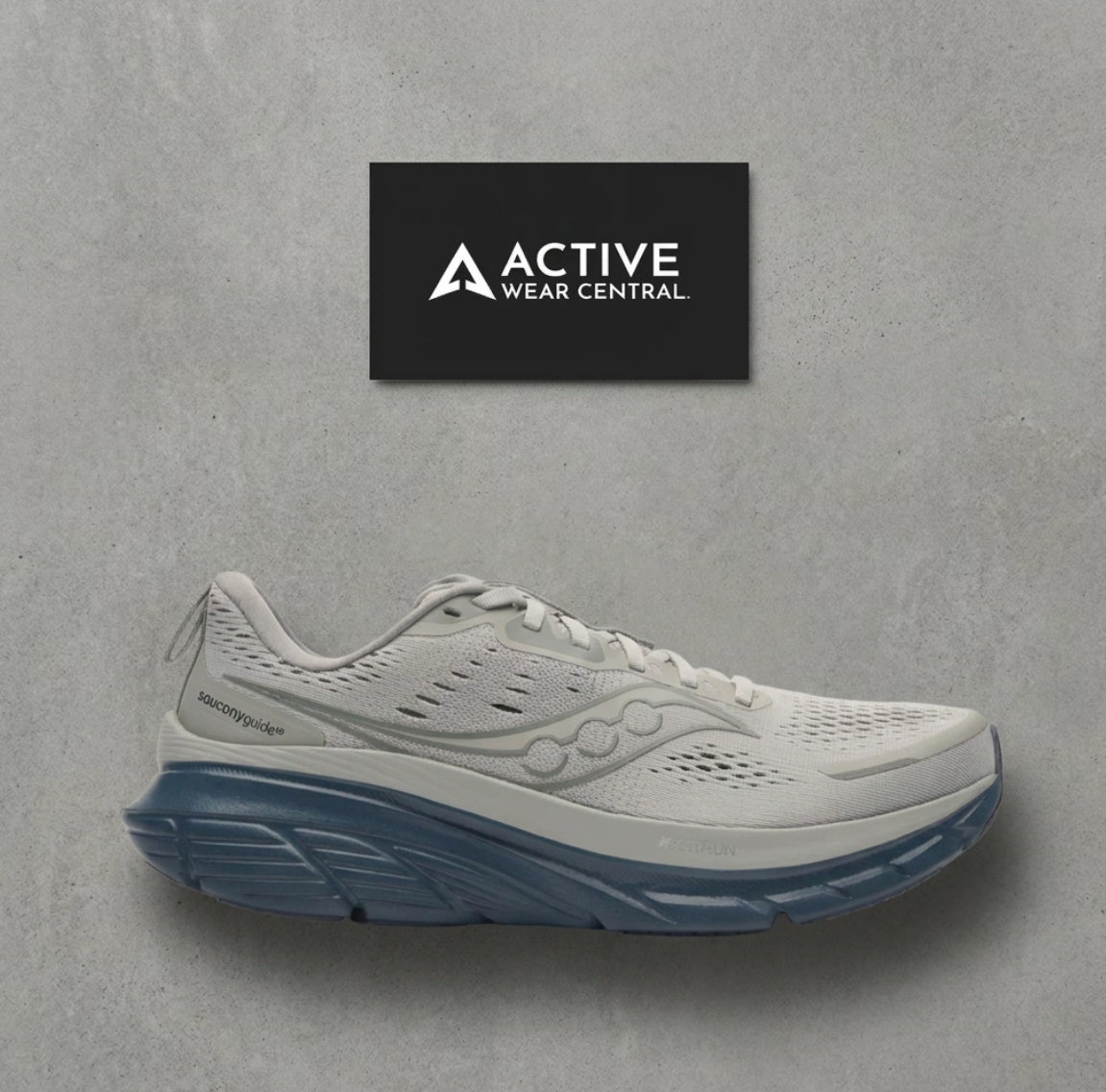Saucony guide 18 trainer- fossil/dusk