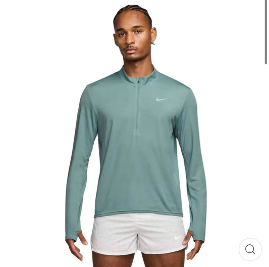 Nike pacer quarter zip- turquoise