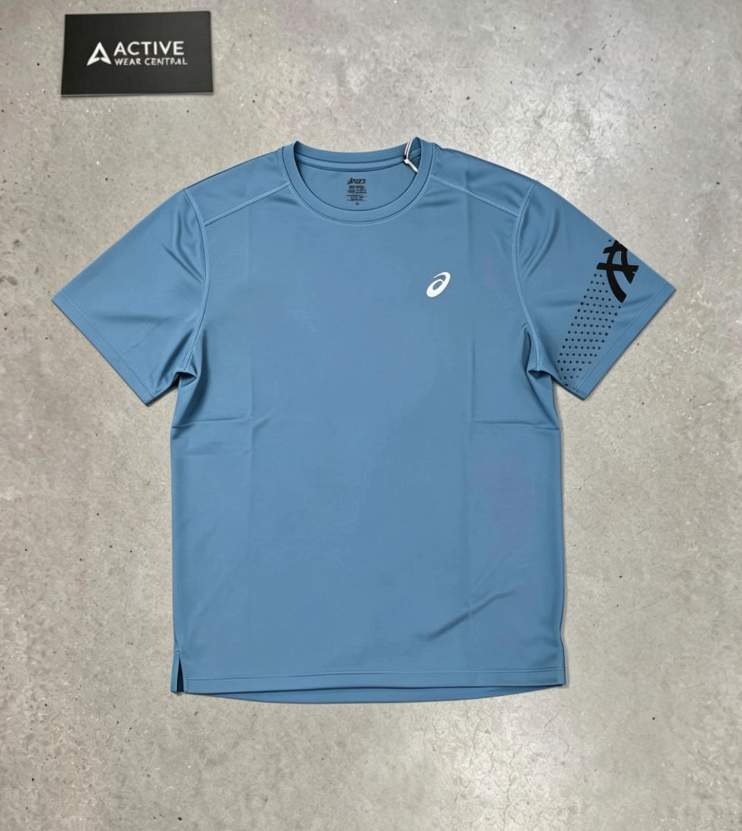 ASICS icon T shirt-blue/black