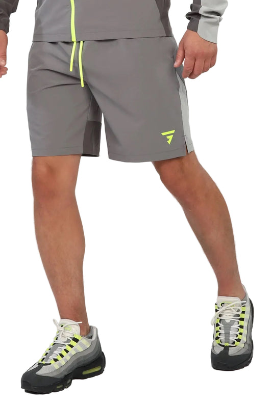 Griid shorts-grey/volt