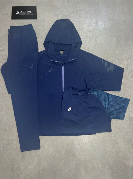 ASICS exclusive 3 piece tracksuit- navy