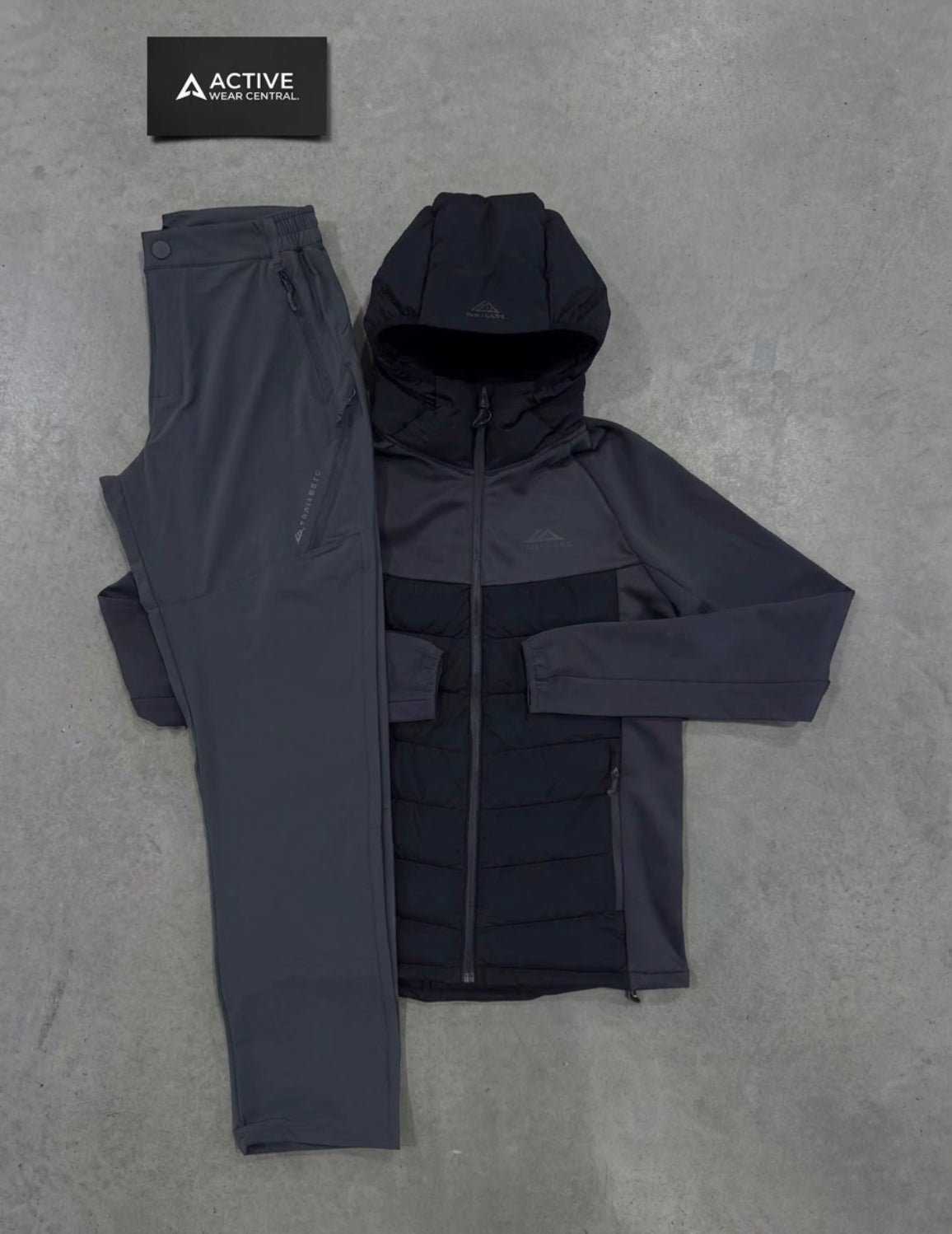 Trailberg Rhine 2.0 winterised tracksuit-grey/black