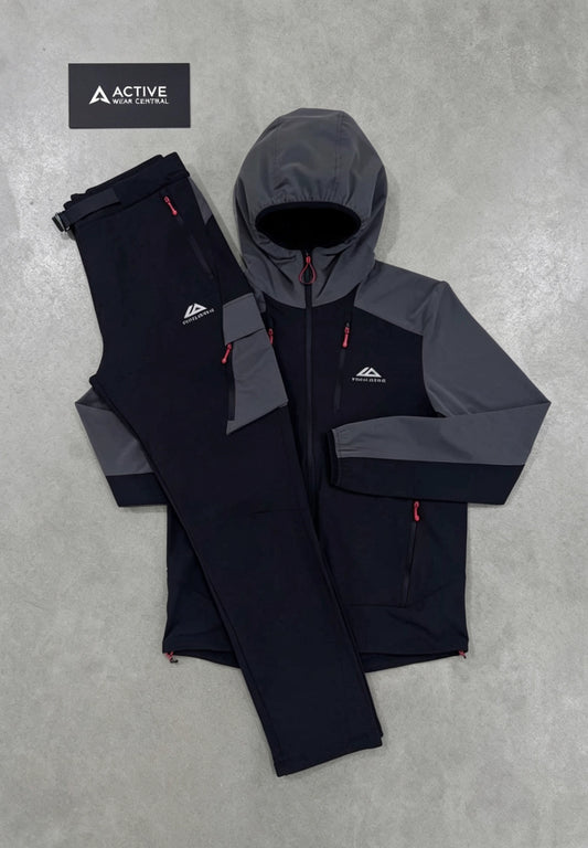 Trailberg tracksuit-black/red