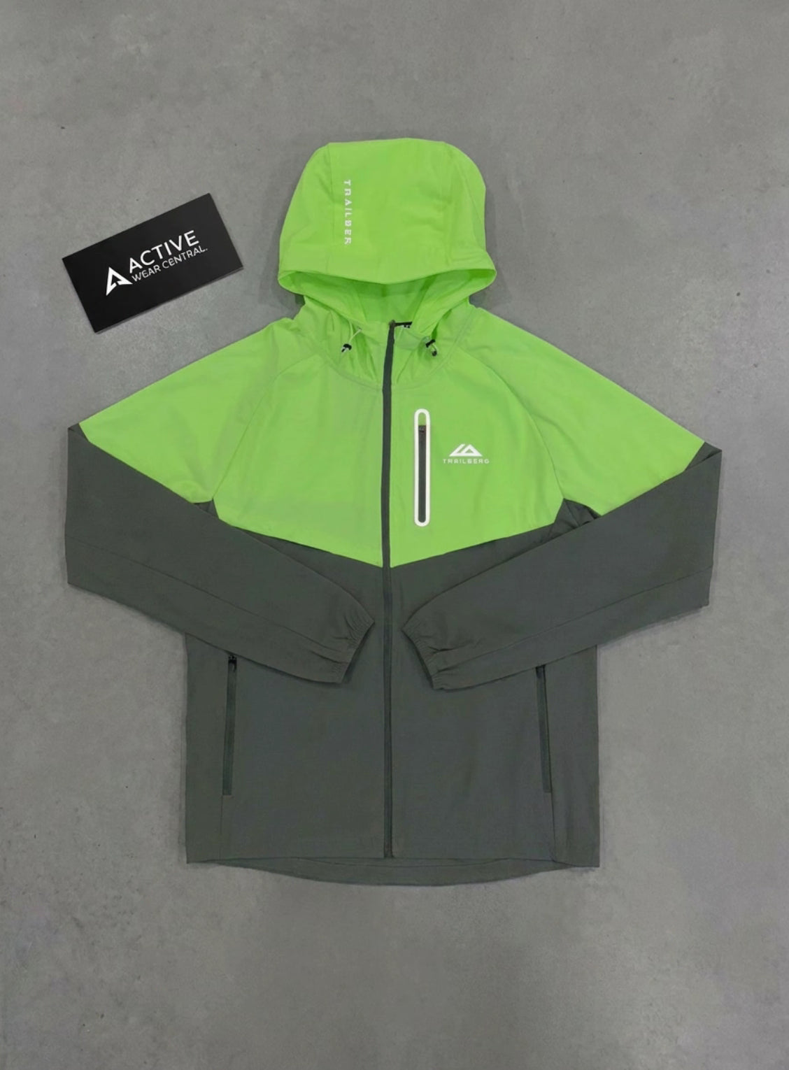 Cloud SS25 jacket- pine/neon green