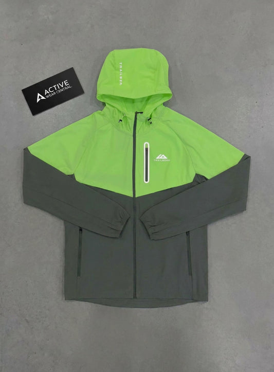 Cloud SS25 jacket- pine/neon green