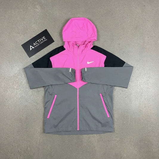 Nike Windbreaker- grey/pink