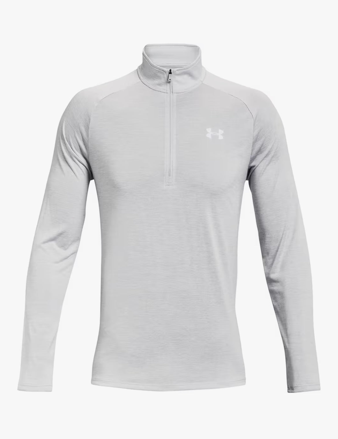Under armour UA tech quarter zip- light grey/white
