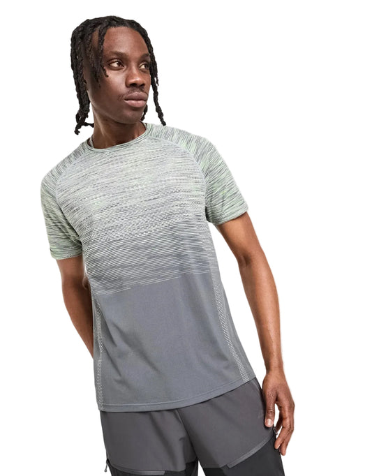 Trailberg seamless T-shirt-green/grey