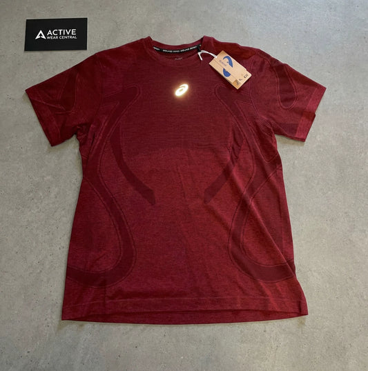 ASICS red seamless T shirt