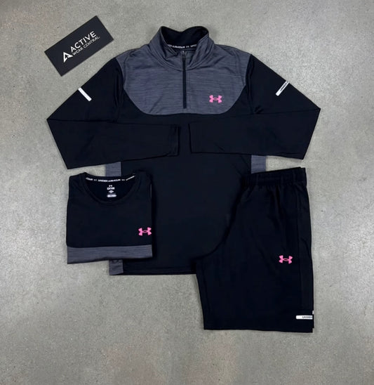 Under armour tech utility 3 piece-black/pink