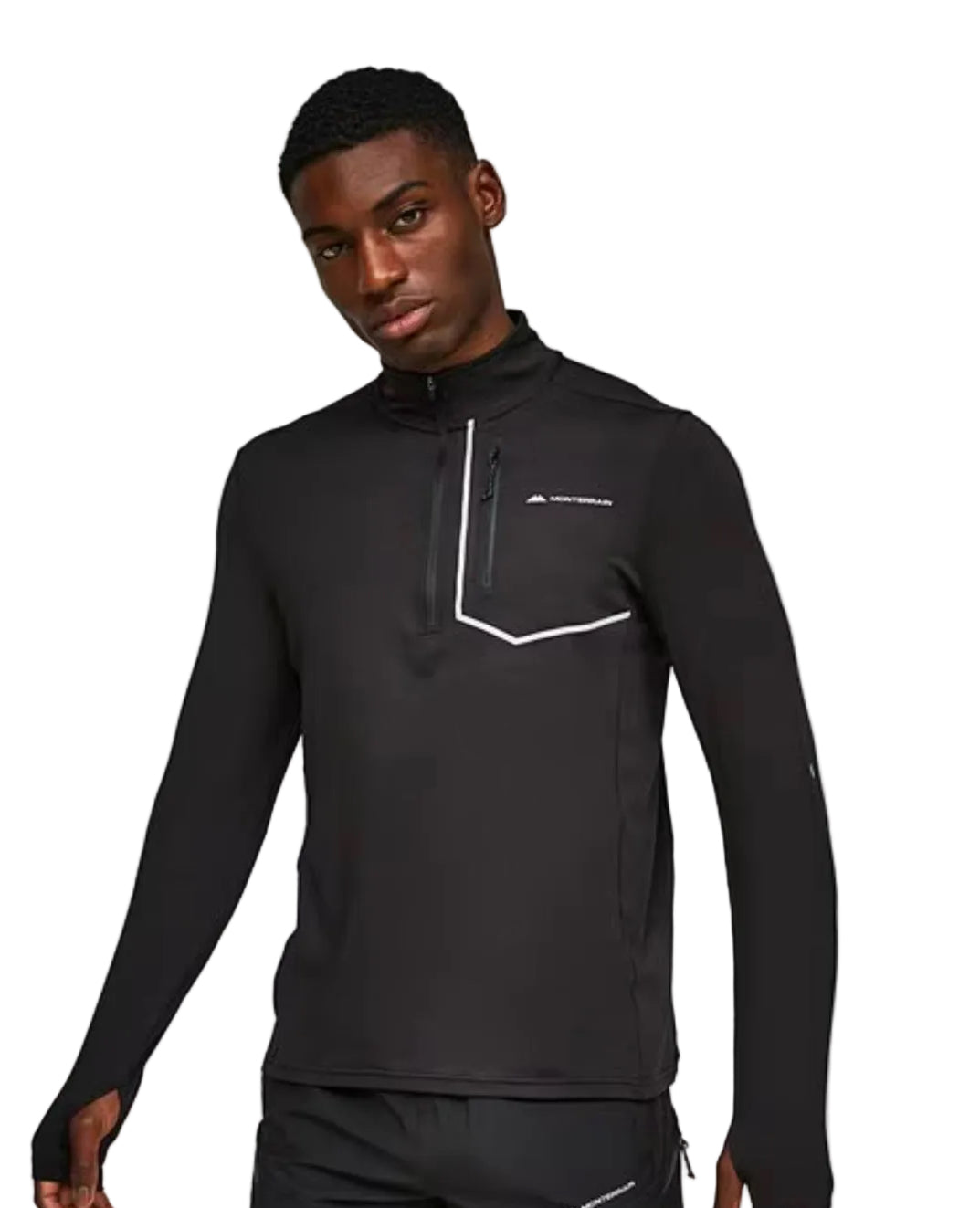 Monterrain 3.0 quarter zip -black/reflective
